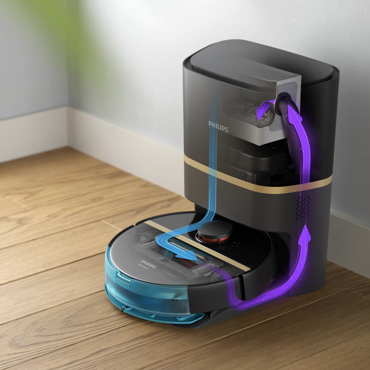 HomeRun 7000 Series Aqua روبوت التكنيس والتمسيح - XU7100/01