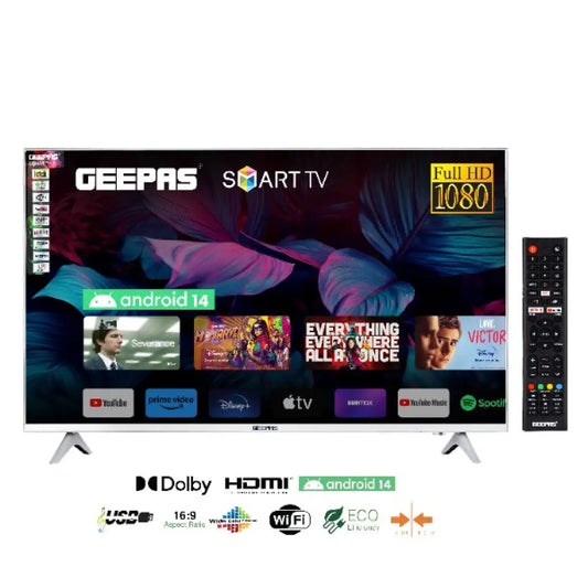 شاشة تلفزيون جيباس 42 بوصة ذكي 4K موديل 2025