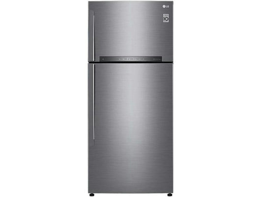 ال جي ثلاجة بابين، مقاس 17.9 قدم ، 506 لتر ، هيجين فريش، واي فاي ، إضاءة LED ، اندونيسي، سيلفر - LT19HBHSIN
