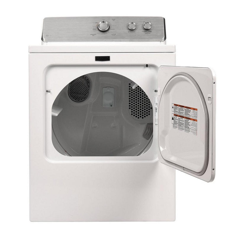 ميتاج نشافة منزلية بالهواء، 7 كجم، تحميل أمامي، أمريكي، أبيض - 4KMEDC420JW